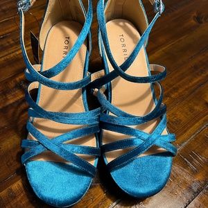 Torrid strappy platform wedge heel